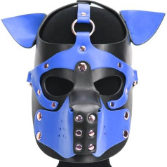 SUNSDEW pieaugušo neoprēna maska kucēnam ar kapuci, noņemama Cosplay suņa maska pilnai sejai kucēna kapuces maska Helovīnam Cosplay Jaunums kostīmu izrādes rekvizīti Dāvanas