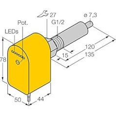 6870026-FCS-G1/2A4P-AP8X/L120,Strömungsüberwachung Eintauchsensor