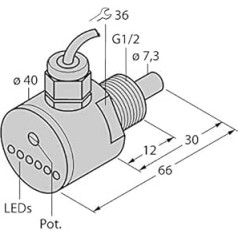 6870005-FCS-G1/2DY-AP8X,Strömungsüberwachung Eintauchsensor