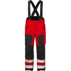 Fristad Kansas Airtech Trousers/2/2035 GTT Small Hi-Vis Red/Black 100994 396 S