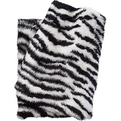 Animal Fun mākslīgās kažokādas auduma materiāls - Zebra raksts - 1 metrs - 150 cm x 100 cm