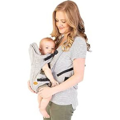 Dreambaby G265 Oxford 3-in-1 Adjustable Baby Carrier for Newborns & Toddlers up to 15 kg, Fits Any Adult