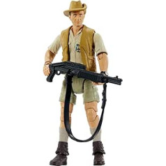 Mattel Jurassic World Jurassic Park Hammond Collection Menschliche Actionfigur, Roberts Muldons ar artikulāciju, 9,5 cm hoch