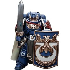 HiPlay JoyToy × Warhammer 40K oficiāli licencēts 1/18 mēroga zinātniskās fantastikas asa sižeta figūriņas Pilna komplekta sērija Ultramarine Victrix Guard