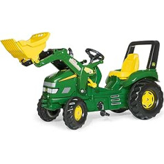 Rolly Rotaļlietas 046638 RollyX-Trac John Deere (bērniem no 3 līdz 10 gadiem, regulējams sēdeklis, Whisper riepas)