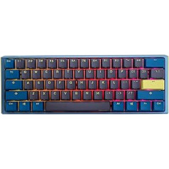 Ducky One 3 Daybreak Mini Clavier USB Anglais Americain Melns/Zils/Zaļš