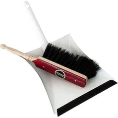 Lead Home Dustpan and Horsehair Brush Set, Dustpan and Shovel, Dustpan and Brush, Made in Germany