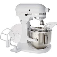 KitchenAid 4,8 l lieljaudas virtuves iekārta 5KPM5EWH, nerūsējošais tērauds, 4,8 litri, balts