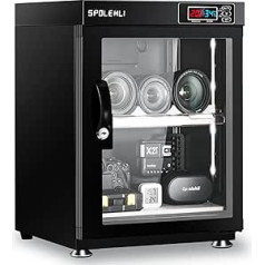 Spolehli Camera Dry Cabinet Digital Sausinātājs 35L Elektroniskā Dry Box un Enerģijas taupīšanas LED gaismas kameru objektīvu un elektronisko ierīču uzglabāšanai