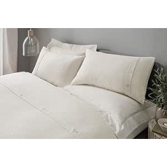 Sleepdown Finest 5056242727972 Polycotton King segas pārvalka komplekts Ivory vienvietīgs