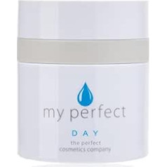 The Perfect Cosmetics Company My Perfect Day Cream - The Perfect Cosmetics Company krēms pret novecošanos kolagēna peptīds vitamīns E 12 stundu mitrināšana 50 ml