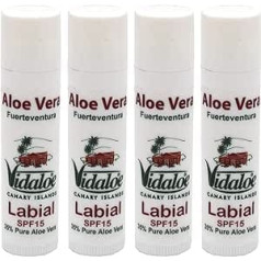 ‎Vidaloe Vidaloe Aloe Vera lūpu balzams 5 ml x 4 vienības