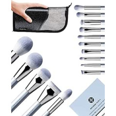 Eigshow Make-up otu komplekts, 15 dab. EIGSHOW Professional Make Up Brush Kit, Foundation Powder Concealers Acu ēnas Grims acīm Sejas šķidrs krēms Kosmētikas otu komplekts (gaiši zils)