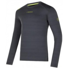 Krekls TOUR LS M XXL Carbon/Lime Punch