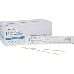 ‎Mckesson McKesson sterilie tamponi 24-106-1S 1 iepakojums (s), 100/iepak.