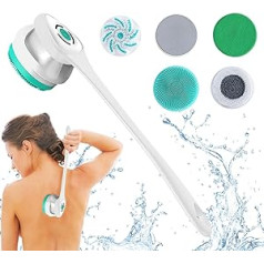 Bexdug Electric Shower Brush - Body Cleansing Scrubber - Electric Face Washer for Girls and Women, Face and Body Cleansing Washer for Face and Body Cleansing Massage Bexdug