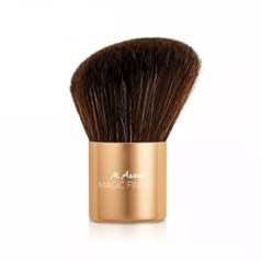 M. Asam Magic Finish Kabuki Brush — kompakta leņķa aplauzuma otiņa — ideāli piemērota grimam, birstošam pūderim, pūderim, tonālajam krēmam, vaigu sārtumam, bronzētājam un marķierim