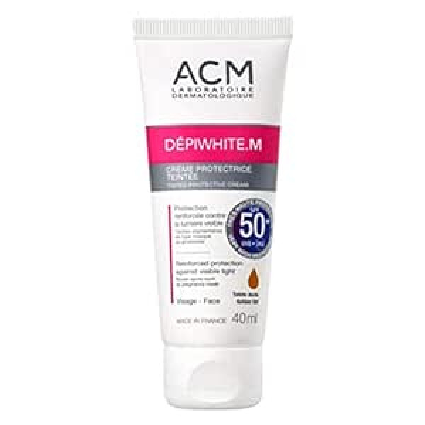 ACM Dépiwhite Sun Cream SPF 50+ с золотистым цветом 40 мл Крем