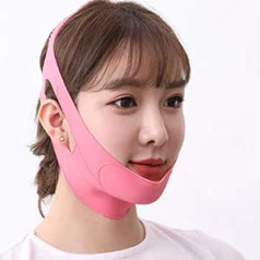 Cococo Silicone Face V Shaper Face Slimming Bandage Sleep Facelifting Belt Shape Lift Reduce Double Chin Face Thining Band Purple_1