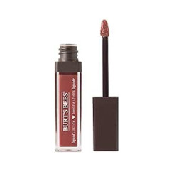 Burt's Bees šķidrā lūpu krāsa, 100% dabīga kopšana ar intensīvu krāsu, Tidal Taupe - 1 tūbiņa, 5,95 g