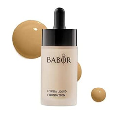 Babor Make Up Hydra šķidrais tonālais krēms, grims sausai ādai, ar hialuronskābi, vidēji spēcīgs, necaurspīdīgs, noturīgs, 1 x 30 ml