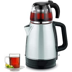 Tējkanna | 100% bez BPA | 2200 vati | Aizsardzība pret pārkaršanu | Kaļķakmens filtrs | Drošības stikls | Tējas automāts | Tējkanna | Tējas automāts | Ūdens tējkanna | Tējas kanna