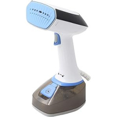 TZS First Austria Steamer 1400 W, 2 Brushes Included, Steam Brush, Variable Steam Supply, Portable Hanger, for Travel or Home, Removable Tank 320 ml