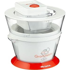 Ariete 638 Ice Cream Maker with Cooling Cylinder and Mixing Paddle