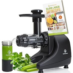 *New* MULTI-PRESS Professional Slow Juicer with Press Ring and 6 Multi-Attachments, Ultra Press Screw BPA-Free | Celery, Celery Juice, Wheatgrass, Herbs Green Detox Juices | All-Round Electric Juicer