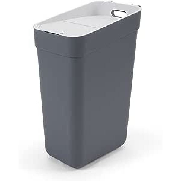 CURVER Ready to Collect 30 Litre Recycling Bin - Dark Grey