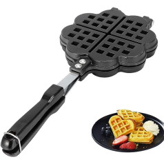 DIY waffle iron, waffle cake mould, baking tray, iron machine, household cooking accessories for gas stove