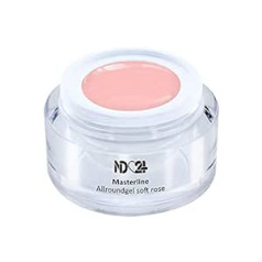 Nd24 Naildesign Masterline Allround 1-Phase Gel Soft Rose — UV/LED — студийное качество — сделано в Германии — 30 мл