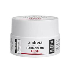 Andreia Professional Hard Gel Biphasic High Viscosity 2 in 1 LED un UV Color Soft White 22 g