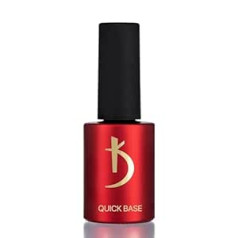 K odi Professional Base Coat - Quick Base Gel Polish UV LED Soak Off - Base Coat Gēla nagu laka ir ļoti izturīga ar UV filtru, viegli uzklājama un noņemama 15 ml