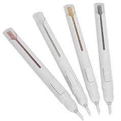 ‎Natudeco 4gab Nail Art Dotting Pen Rhinestone Pickup Tool Nagu krāsošanas pildspalva DIY Decoration Dotting Pen Profesionāli nagu mākslas piederumi Manikīra rīki mājas salonam (0,8 mm)