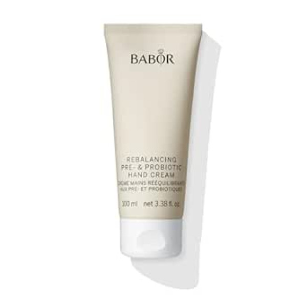 Babor Classics Rich Hand Cream for All Skin, Quickly Absorbent, Moisturising, for Silky-Soft and Smooth Hands, Rebalancing Pre- & Probiotic Hand Cream 1 x 100 ml