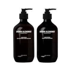 Grown Alchemist Cleanse & Protect Hand Care Set Twinset: Rich in active botanicals that hydrate, cleanse and soften the hands - pack of 2 - 500mL