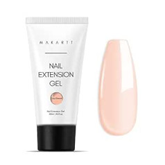 Makartt Poly Nail Gel, 50 ml, Builder Gel, Nagu pagarināšanas želeja, tehniķiem, Iesācēji, DIY salons, Art Nails