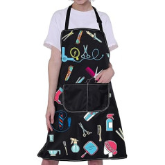 CMNIM Hair Stylist Apron Stylist Apron with Pockets Hairdressers Barber Salon Apron for Stylist Gifts Barber Cosmetology Aprons