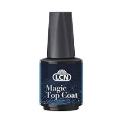 LCN Magic Top Coat 10 ml - UV spīdīgs hermētiķis bez skābes bez dispersijas slāņa