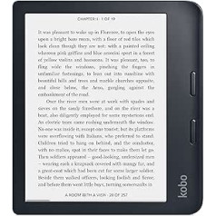 Kobo Libra 2 | Black eReader | Waterproof 7 Inch Touch Screen | Anti-Glare | Adjustable Brightness and Colour Temperature | Blue Light Reduction |