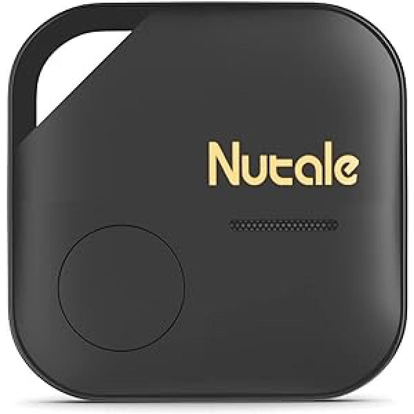 Nutale Air Pro atslēgu meklētāja etiķete melna — tikai IOS — 1 gabala atslēgas meklēšana ar Bluetooth Bluetooth vienumu meklētāja izsekotāja vietrādis darbojas ar iPhone vai iPad — ar atsevišķu akumulatora nodalījumu