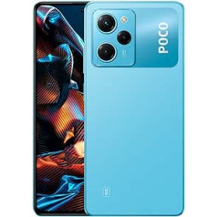 Xiaomi Poco X5 Pro 5G 128GB mobilais tālrunis, zils, divas SIM kartes, Android 12