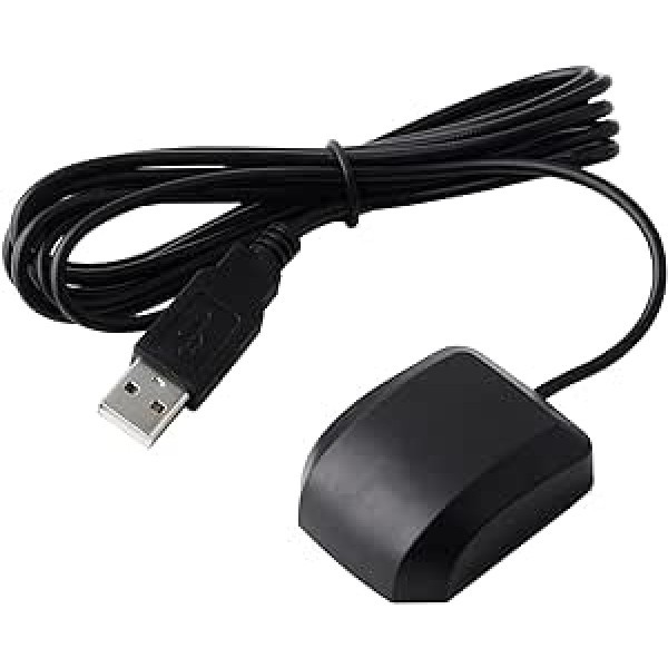 Geekstory VK-162 G-Mouse USB GPS sargspraudnis M8030 mikroshēma 72 kanālu navigācijas modulis ārējais GPS antenas tālvadības stiprinājums USB GPS uztvērējs ar zibspuldzi priekš Raspberry Pi Atbalsts Google Earth Window Linux