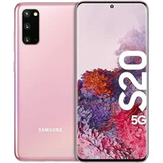 Samsung Galaxy S20 5G viedtālruņu komplekts (15,83 cm) 128 GB iekšējā atmiņa, 12 GB RAM, hibrīda SIM karte, Android, iekļauta 36 mēnešu garantija [ekskluzīvi] vācu versijai