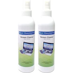 Blum 2 x 250 ml Screen Cleaner Perfect Cleaning of All Screens and Displays Streak-free without streaks