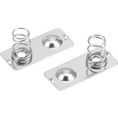 ieguves karte 20 x AAA-Batterien, pozitīvs auf negatīvs, Konvertierungs-Federkontakt, vernickelt, 21 mm x 9 mm x 0,3 mm