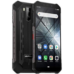 (2019) Ulefone Armor X3 Outdoor Phone with Underwater Mode, Android 9.0 5.5 Inch IP68 / IP69K Smartphone, Dual SIM, 2GB RAM 32GB ROM, 8MP + 5MP + 2MP, 5000mAh Battery, Face Unlock. GPS Black