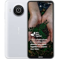 Nokia X10 viedtālrunis 64 GB, 6 GB RAM, Dual SIM, Sniegbaltīte