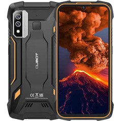 CUBOT Kingkong 6 āra mobilie tālruņi bez līguma, 8 GB/64 GB/256 GB paplašināmi 2023. gada divu SIM kartes Android 11 mobilie tālruņi, 6,08 collu HD+ robusts viedtālrunis, 5000 mAh akumulators, 16 MP + 8 MP, NFC/face